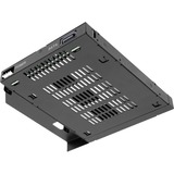 Icy Dock MB411SPO-B panel bahía disco duro Negro, Chasis intercambiable negro, 2.5", SATA, Serial Attached SCSI (SAS), Negro, Metal, 6 Gbit/s, Unidad de disco duro, SSD