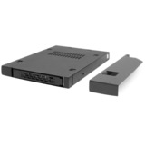 Icy Dock MB411SPO-B panel bahía disco duro Negro, Chasis intercambiable negro, 2.5", SATA, Serial Attached SCSI (SAS), Negro, Metal, 6 Gbit/s, Unidad de disco duro, SSD