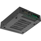 Icy Dock MB491SKL-B panel bahía disco duro 8,89 cm (3.5") Panel de instalación Negro, Chasis intercambiable negro, 8,89 cm (3.5"), Panel de instalación, 2.5", SATA, Serial Attached SCSI (SAS), Negro, Metal