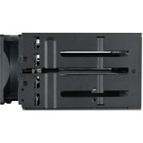 Icy Dock MB508SP-B panel bahía disco duro 2x 5,25" Panel de instalación Negro, Chasis intercambiable negro, 2x 5,25", Panel de instalación, 2.5", Serial ATA III, Negro, Metal