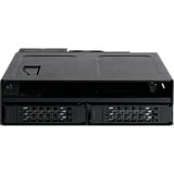 Icy Dock MB602SPO-B panel bahía disco duro Negro, Backplane  negro, Negro, Metal, 9.5,12.7 mm, 1 Ventilador(es), 4 cm, 12 Gbit/s