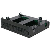 Icy Dock MB732SPO-B panel bahía disco duro Negro, Chasis intercambiable Negro, Metal, Plástico, 5,7,9.5,12.5,15 mm, 12 Gbit/s, CE, REACH, 145,8 mm