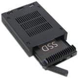 Icy Dock MB741SP-B caja para disco duro externo Carcasa de disco duro/SSD Negro 2.5", Bastidor de instalación negro, Carcasa de disco duro/SSD, 2.5", SAS-3, Serial ATA III, Hot-swap, Negro