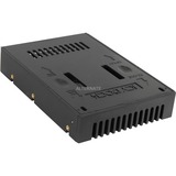 Icy Dock MB882SP-1S-2B parte carcasa de ordenador, Bastidor de instalación negro, Plástico, Negro, 101 mm, 145 mm, 25 mm, 163,3 g, Minorista