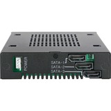 Icy Dock MB993SK-B panel bahía disco duro 2,5/3,5" Panel de instalación Negro, Chasis intercambiable negro, 2,5/3,5", Panel de instalación, 2.5", Serial ATA III, Serial Attached SCSI (SAS), Negro, Metal