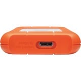 LaCie Rugged Mini 5 TB, Unidad de disco duro plateado/Naranja