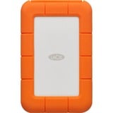 LaCie Rugged USB-C disco duro externo 2000 GB Naranja, Plata, Unidad de disco duro 2000 GB, 2.5", 3.2 Gen 1 (3.1 Gen 1), Naranja, Plata