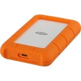 LaCie Rugged USB-C disco duro externo 2000 GB Naranja, Plata, Unidad de disco duro 2000 GB, 2.5", 3.2 Gen 1 (3.1 Gen 1), Naranja, Plata