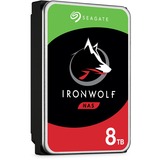 Seagate IronWolf ST8000VN004 disco duro interno 3.5" 8000 GB Serial ATA III, Unidad de disco duro 3.5", 8000 GB, 7200 RPM