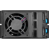 SilverStone FS303 unidad de disco multiple Negro, Chasis intercambiable negro, Unidad de disco duro, SSD, SATA, 3.5", 6 Gbit/s, Negro, 1 Ventilador(es)