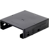SilverStone SDP10 Funda de disco duro, Bastidor de instalación negro, Funda de disco duro, Acero, Negro, 13,3 cm (5.25"), 148 mm, 152,8 mm, Minorista