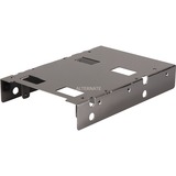 SilverStone SST-SDP08B panel bahía disco duro 8,89 cm (3.5") Negro, Níquel, Bastidor de instalación negro, 8,89 cm (3.5"), Negro, Níquel, 101,6 mm, 146 mm, 25,4 mm, 160 g, Lite Retail