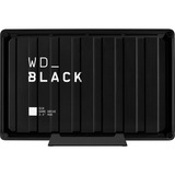 WD D10 disco duro externo 8000 GB Negro, Blanco, Unidad de disco duro negro, 8000 GB, 3.2 Gen 2 (3.1 Gen 2), 7200 RPM, Negro, Blanco