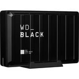 WD D10 disco duro externo 8000 GB Negro, Blanco, Unidad de disco duro negro, 8000 GB, 3.2 Gen 2 (3.1 Gen 2), 7200 RPM, Negro, Blanco