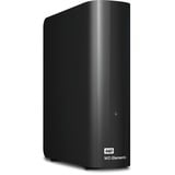 WD Elements disco duro externo 8000 GB Negro, Unidad de disco duro negro, 8000 GB, 3.2 Gen 1 (3.1 Gen 1), Negro