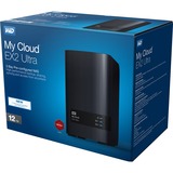 WD My Cloud EX2 Ultra, 12TB, NAS negro, NAS, Escritorio, Marvell, Armada 385, 12 TB, Negro