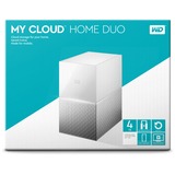 WD My Cloud Home Duo dispositivo de almacenamiento personal en la nube 4 TB Ethernet Gris, NAS blanco, 4 TB, Unidad de disco duro, Windows 10, Windows 7, Windows 8.1, Mac OS X 10.10 Yosemite, Mac OS X 10.11 El Capitan, Mac OS X 10.12 Sierra, Android 4.4, Android 5.0, Android 5.1, Android 7.1, iOS 9.0, iOS 9.1, iOS 9.2, iOS 9.3, 5 - 35 °C