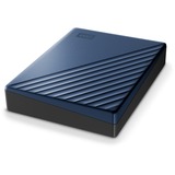 WD My Passport Ultra disco duro externo 5000 GB Azul, Unidad de disco duro azul/Negro, 5000 GB, 3.2 Gen 1 (3.1 Gen 1), Azul