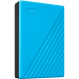 WD My Passport disco duro externo 4000 GB Azul, Unidad de disco duro azul, 4000 GB, 3.2 Gen 1 (3.1 Gen 1), Azul