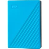 WD My Passport disco duro externo 4000 GB Azul, Unidad de disco duro azul, 4000 GB, 3.2 Gen 1 (3.1 Gen 1), Azul