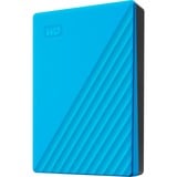 WD My Passport disco duro externo 4000 GB Azul, Unidad de disco duro azul, 4000 GB, 3.2 Gen 1 (3.1 Gen 1), Azul