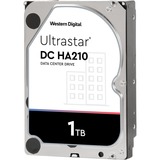 WD Ultrastar 7K2, 1 TB 3.5" 1000 GB Serial ATA III, Unidad de disco duro 1 TB, 3.5", 1000 GB, 7200 RPM