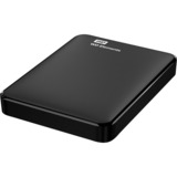 WD WD Elements Portable disco duro externo 2000 GB Negro, Unidad de disco duro negro, 2000 GB, 2.5", 3.2 Gen 1 (3.1 Gen 1), 5400 RPM, Negro