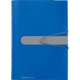Herlitz 11208402 carpeta Polipropileno (PP) Azul A4, Organizador azul, A4, Polipropileno (PP), Azul, Retrato, 300 hojas, 12 bolsillos