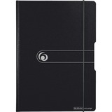 Herlitz 11217221 portapapel Negro, Tablero de bornes negro, Negro