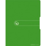 Herlitz 11226198 portafolio para presentaciones 20 bolsillos A4, Carpeta verde, Verde, Polipropileno (PP), 20 bolsillos, Retrato, A4, 1 pieza(s)