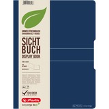 Herlitz 11282910 portafolio para presentaciones 20 bolsillos A4, Carpeta azul oscuro, Azul, Polipropileno (PP), 20 bolsillos, Retrato, A4, 1 pieza(s)