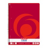 Herlitz 306456 cuaderno y block, Bloque de Colegio rojo