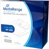 MediaRange MR200 diskette 1,44 MB negro, 1,44 MB