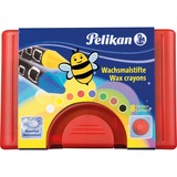 Pelikan 723148 cera 8 pieza(s), Conjunto 8 pieza(s), Negro, Azul, Marrón, Verde, Naranja, Rojo, Blanco, Amarillo, Negro, Azul, Marrón, Verde, Naranja, Rojo, Blanco, Amarillo, Alrededor, Puntiagudo, Alemania