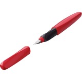 Pelikan Twist P457 pluma estilográfica Sistema de carga por cartucho Rojo 1 pieza(s) rojo, Rojo, Sistema de carga por cartucho, Acero inoxidable, Fino, Ambidextro, Alemania