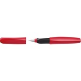 Pelikan Twist P457 pluma estilográfica Sistema de carga por cartucho Rojo 1 pieza(s) rojo, Rojo, Sistema de carga por cartucho, Acero inoxidable, Fino, Ambidextro, Alemania