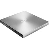 ASUS SDRW-08U7M-U unidad de disco óptico DVD±RW Plata, Regrabadora DVD externa plateado, Plata, Bandeja, Vertical/Horizontal, Sobremesa/Portátil, DVD±RW, USB 2.0