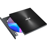 ASUS ZenDrive U9M unidad de disco óptico DVD±RW Negro, Regrabadora DVD externa negro, Negro, Bandeja, Horizontal, Portátil, DVD±RW, USB 2.0