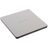 HLDS Slim Portable DVD-Writer, Regrabadora DVD externa plateado, Plata, Bandeja, Sobremesa/Portátil, DVD±RW, USB 2.0, 60000 h, Minorista