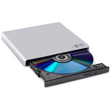 HLDS Slim Portable DVD-Writer, Regrabadora DVD externa plateado, Plata, Bandeja, Sobremesa/Portátil, DVD±RW, USB 2.0, 60000 h, Minorista