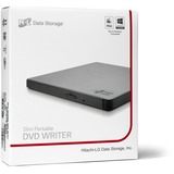 HLDS Slim Portable DVD-Writer, Regrabadora DVD externa plateado, Plata, Bandeja, Sobremesa/Portátil, DVD±RW, USB 2.0, 60000 h, Minorista