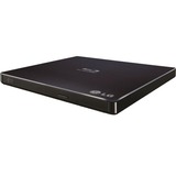Hitachi-LG Data Storage Grabadora Blu-ray Portátil Slim, Combo Blu-ray externo negro, Negro, Bandeja, Tableta, Blu-Ray RW, USB 2.0, 60000 h