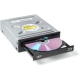 Hitachi-LG Data Storage Super Multi Blu-ray Writer, Regrabadora Blu-ray negro, Negro, Bandeja, Escritorio, Blu-Ray RW, SATA, 60000 h, Minorista