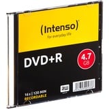 Intenso DVD+R 4.7 GB 16x 4,7 GB 10 pieza(s), DVDs vírgenes DVD+R, 120 mm, Caja de cd, 10 pieza(s), 4,7 GB