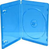 MediaRange BOX38 funda para discos ópticos Estuche de plástico para Blu-ray 1 discos Azul, Funda protectora Estuche de plástico para Blu-ray, 1 discos, Azul, Plástico, 120 mm, 134 mm, Minorista