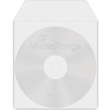 MediaRange BOX64 funda para discos ópticos 1 discos Gris, Funda protectora Funda, 1 discos, Gris, Plástico, 120 mm, 128 mm, A granel