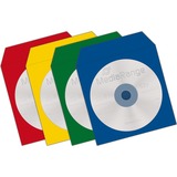 MediaRange BOX67 funda para discos ópticos 1 discos Azul, Verde, Rojo, Amarillo, Funda protectora Funda, 1 discos, Azul, Verde, Rojo, Amarillo, Papel, 120 mm, Resistente al polvo, A granel