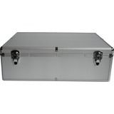 MediaRange BOX78 funda para discos ópticos Maleta rígida 1000 discos Plata plateado, Maleta rígida, 1000 discos, Plata, Vellón, Plástico, Madera, 120 mm, Aluminio, Minorista