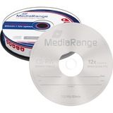 MediaRange MR235 CD en blanco CD-RW 700 MB 10 pieza(s), CDs vírgenes 12x, CD-RW, 700 MB, Caja para pastel, 10 pieza(s)