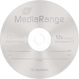 MediaRange MR235 CD en blanco CD-RW 700 MB 10 pieza(s), CDs vírgenes 12x, CD-RW, 700 MB, Caja para pastel, 10 pieza(s)